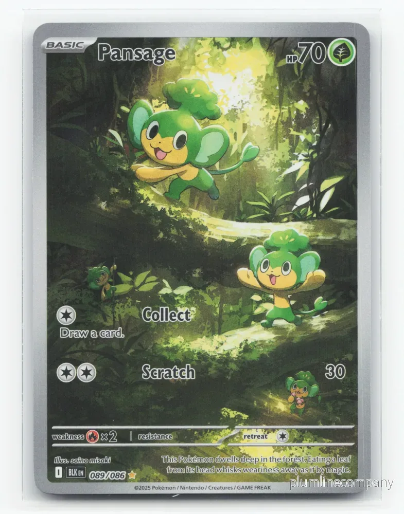 Pansage 089/086 - Black Bolt