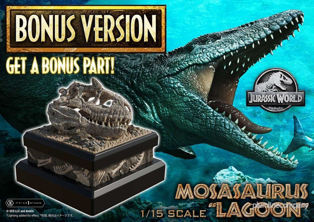Jurassic World Legacy Museum Collection Staty 1/15 Mosasaurus "Lagoon" Bonus Version 57 cm - Bild 3
