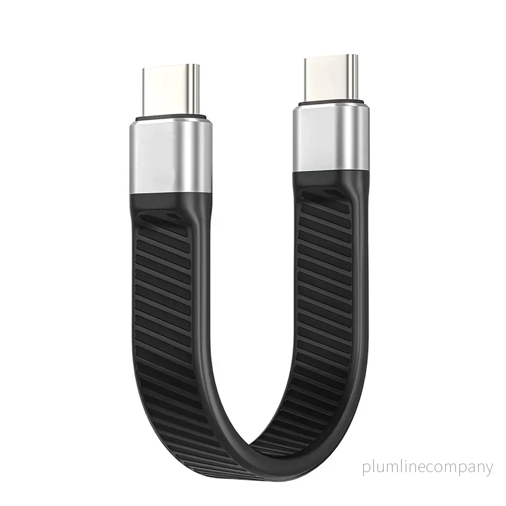 NÖRDIC kort flatkabel USB4 14cm 40Gbps data 8K video PD 100W kompatibel med Thunderbolt 3