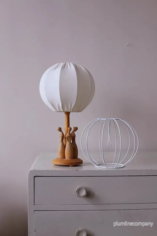 Myrull lampskärm 20 cm till bordslampa Sand - Bild 2