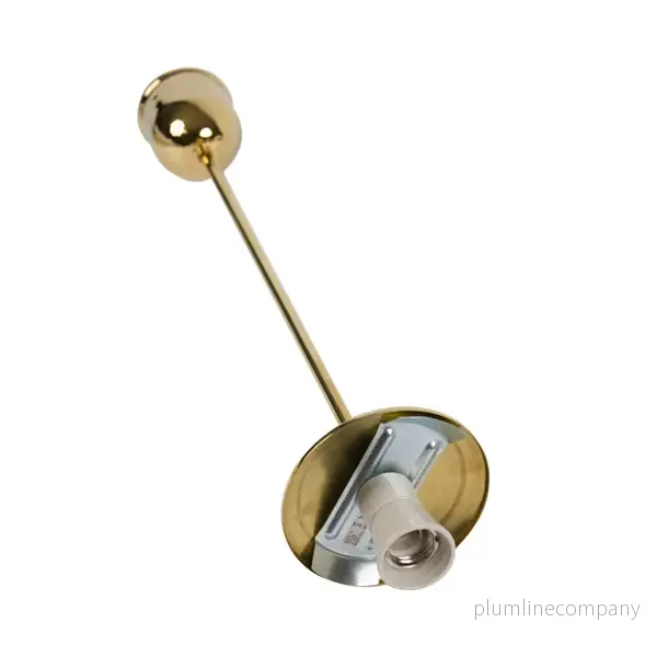 Lampa Bikupa, liten gul mässing, lång - Bild 2