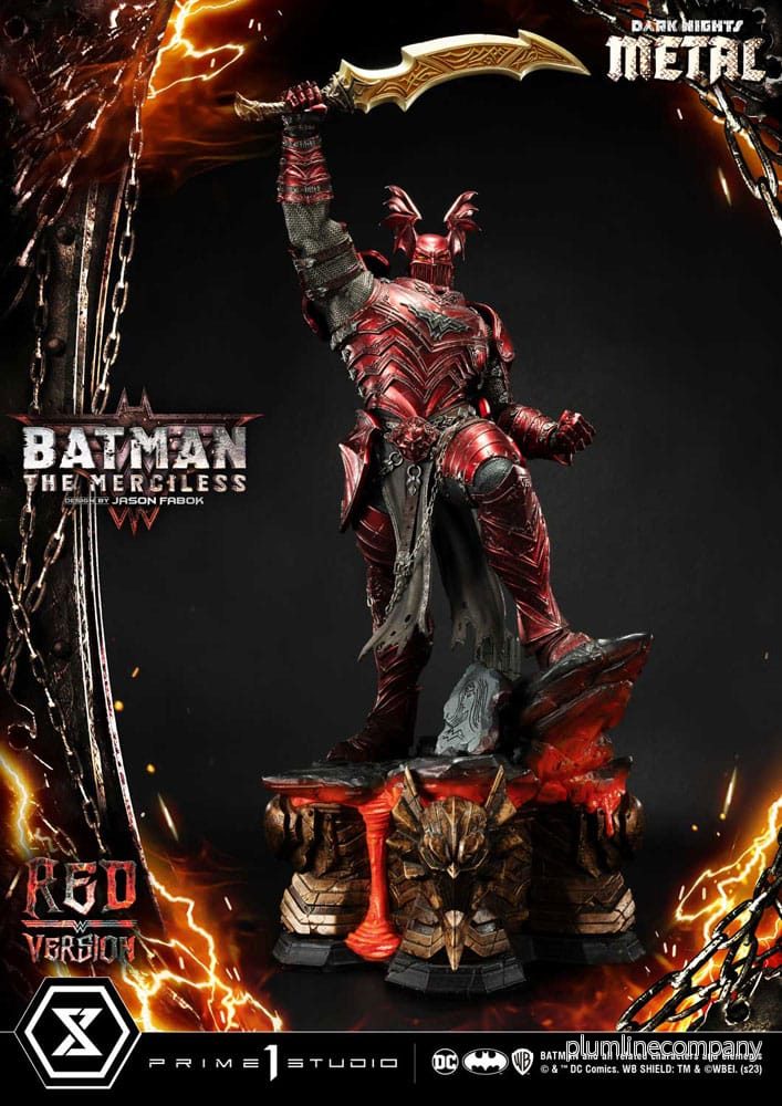 Dark Nights: Death Metal staty 1/3 The Merciless Red Version 111 cm Dark Nights: Death Metal staty 1/3 The Merciless Red Version 111 cm