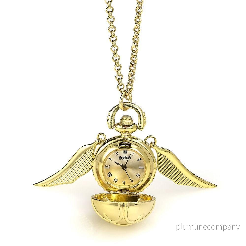 Harry Potter Klockhalsband Golden Snitch (Guldpläterad) - Bild 2