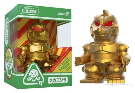 Godzilla Toho Fun! Fun! Minifigur Mechagodzilla (Vintage Leksak Guld) Godzilla Toho Fun! Fun! Minifigur Mechagodzilla (Vintage Leksak Guld)