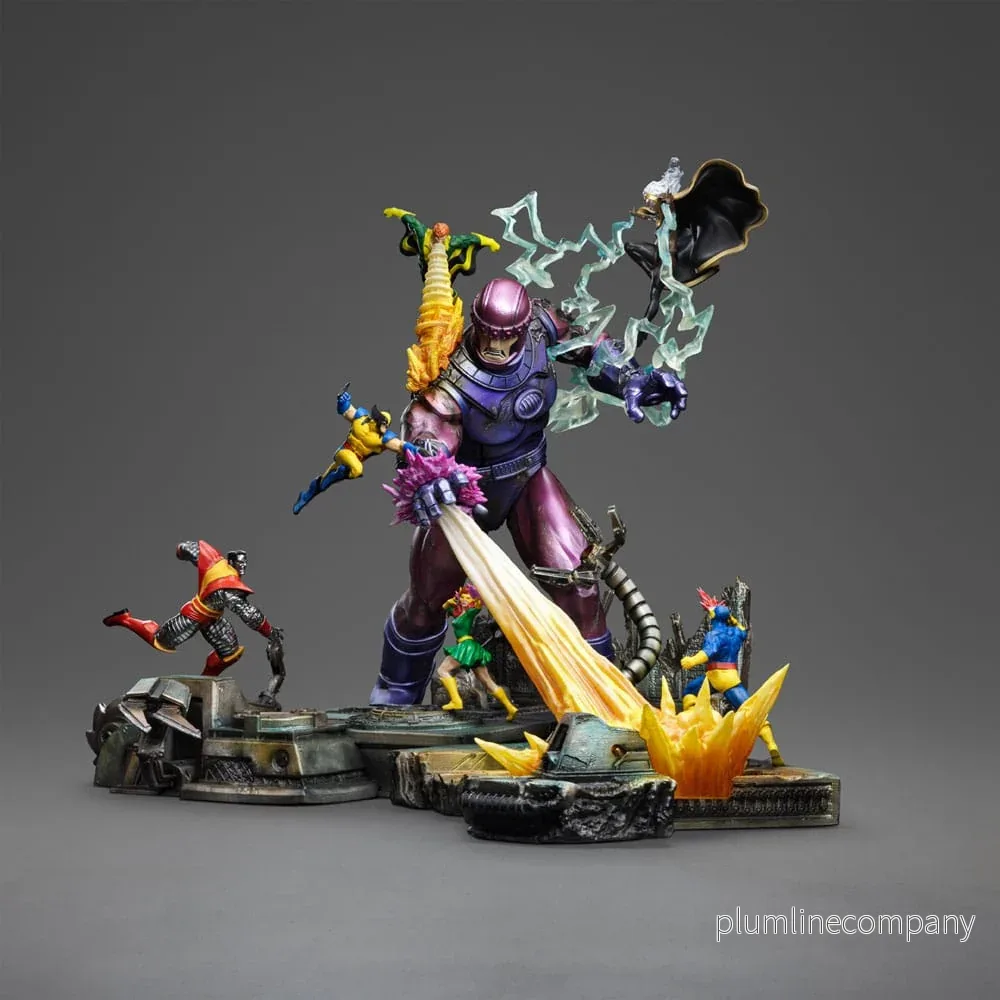 Marvel Demi Art Scale Statue 1/20 X-Men Danger Room Diorama A 42 cm - Bild 3
