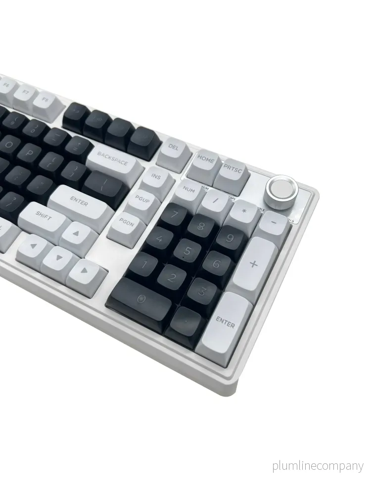 NÖRDIC Mekaniskt tangentbord med volymratt, Bluetooth/Trådbundet, US Layout - Bild 2