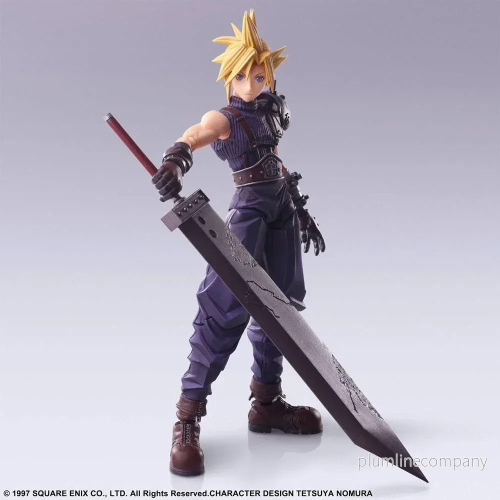 FINAL FANTASY VII Bring Arts Actionfigur Cloud Strife 15 cm - Bild 3