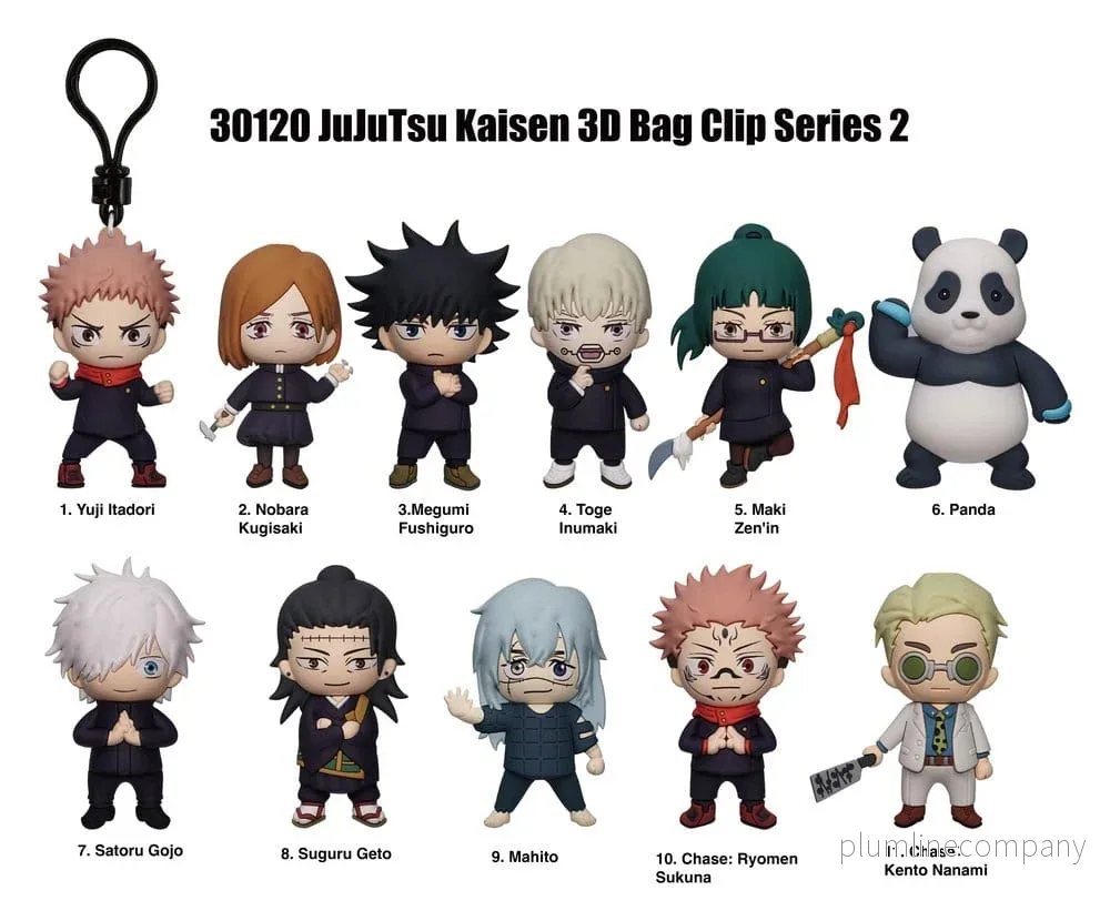 Jujutsu Kaisen 3D PVC Väskklämmor Serie 2 Display (24) - Bild 2