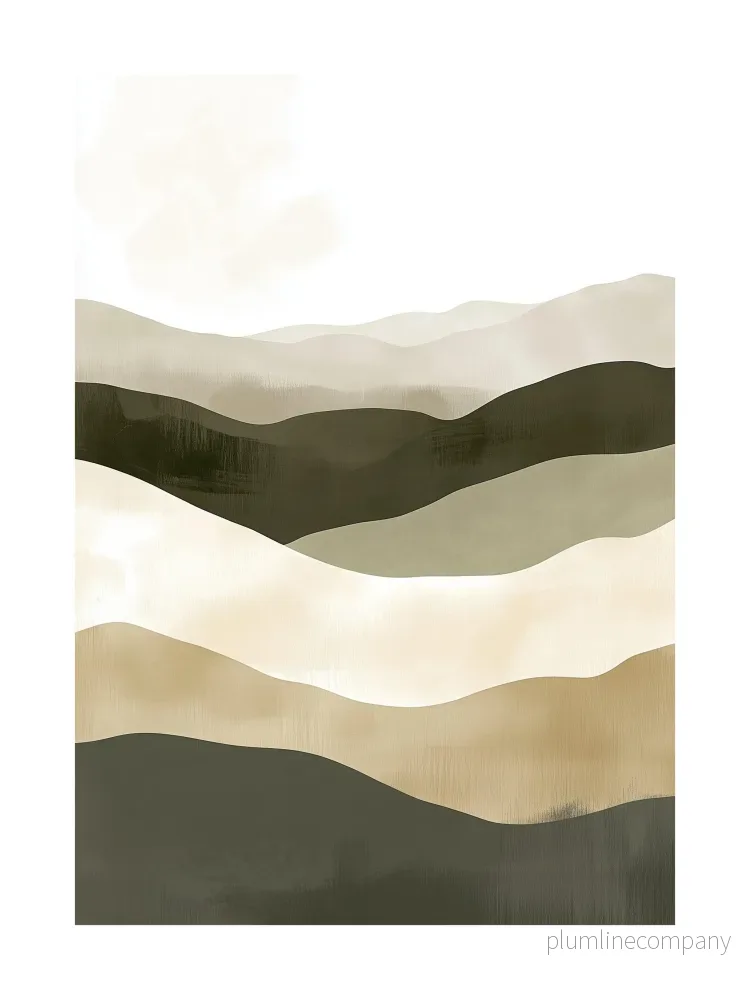 Abstract Desert Landscape Poster Abstract Desert Landscape Poster