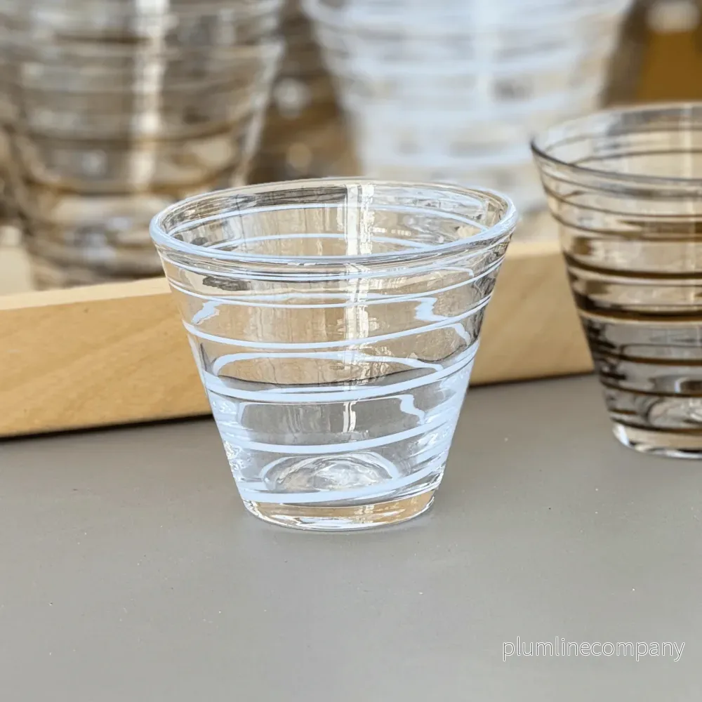 Glas litet rand vit - Bild 2