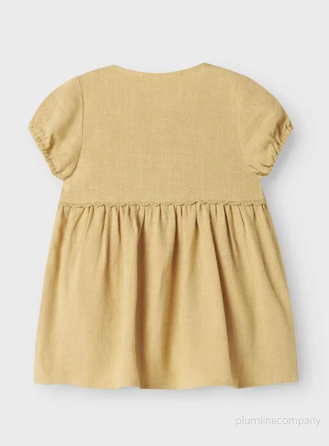 SISTA CHANSEN - Lil' Atelier - NBFDAMLA SS LOOSE BODY DRESS LIL - Taos Taupe - Bild 2
