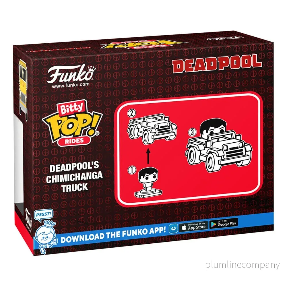 Marvel POP! Rides Figur Deadpool med Chimichanga Truck 2,5 cm - Bild 3