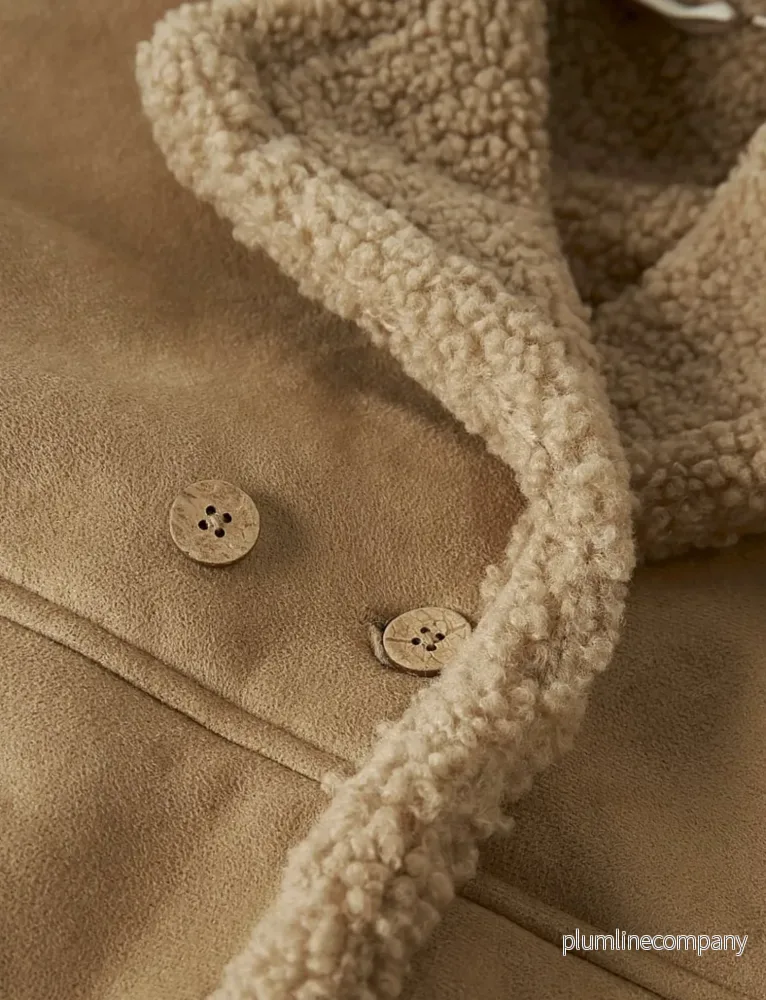 VINTERJACKA - NMNNESTER OVERSIZED JKT LIL - OXFORD TAN - Bild 2