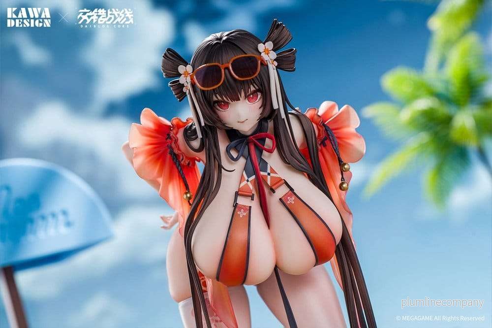 Daiblos Core PVC-figur 1/6 Maree Rouge Rakubai no Utage Version 25 cm - Bild 3