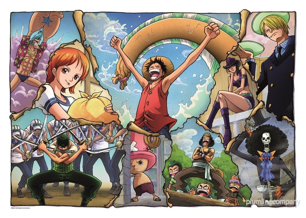 One Piece Anime Pusselkollektion – Vänner från One Piece (500 bitar) - Bild 3