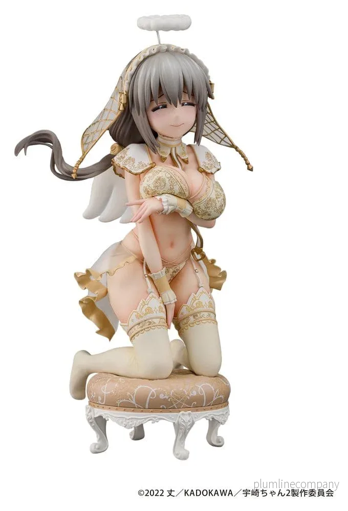 Uzaki-chan Vill Umgås! PVC Figur 1/7 Tsuki Uzaki Angel Ver. 19 cm Uzaki-chan Vill Umgås! PVC Figur 1/7 Tsuki Uzaki Angel Ver. 19 cm
