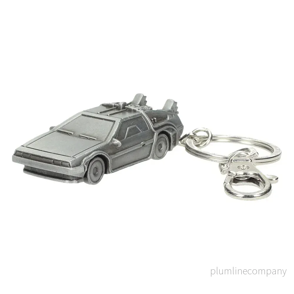 Back to the Future DeLorean Metall Nyckelring 7 cm Back to the Future DeLorean Metall Nyckelring 7 cm