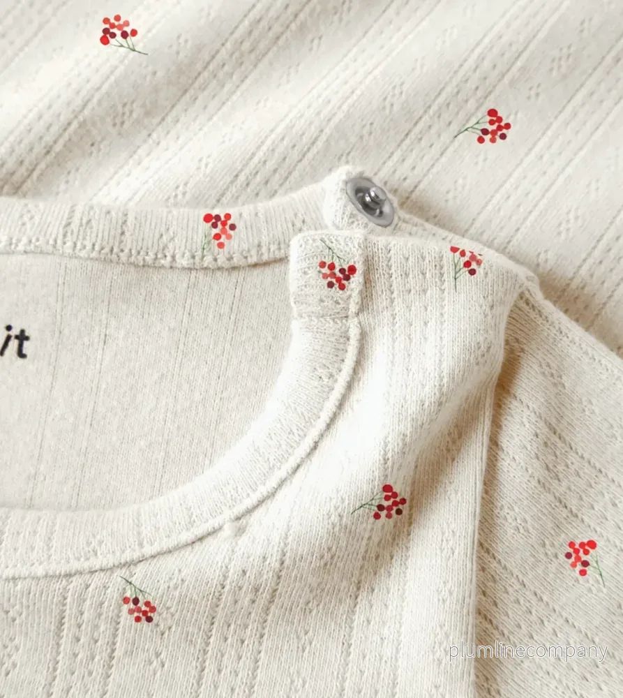 Långärmad bodysuit - NBFBERRIES LS BODY - Bild 3