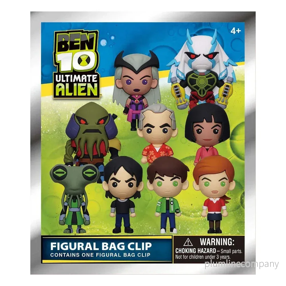 Ben 10 3D PVC Bag Clips Display (24 stycken) - Bild 3