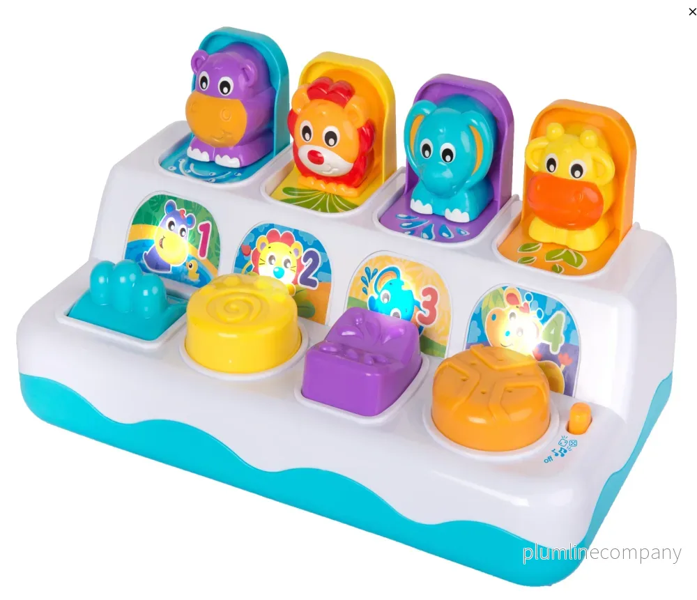 Music And Lights Pop Up Jungle Pals 12m+ Music And Lights Pop Up Jungle Pals 12m+