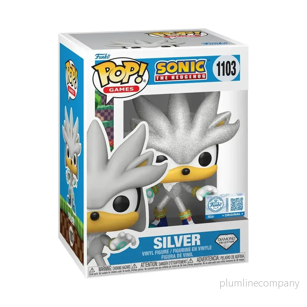 Sonic The Hedgehog POP! Games Figur Silver The Hedgehog (FL) 9 cm - Bild 3