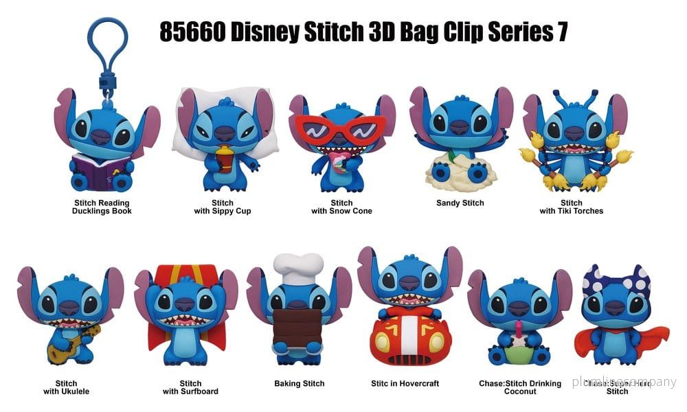 Lilo & Stitch 3D PVC-påsklämser Serie 7 Display (24 stycken) - Bild 2