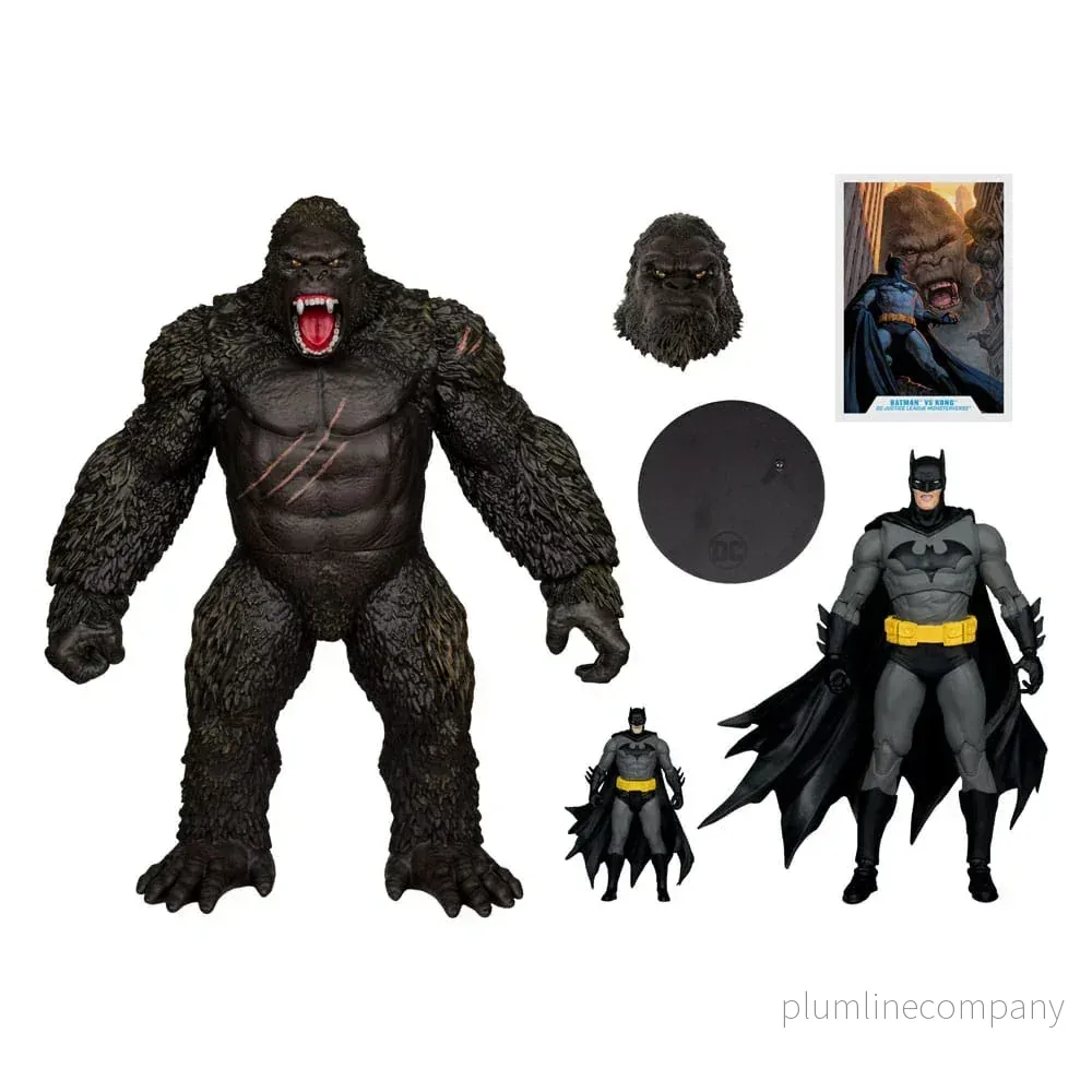 DC Justice League Monsterverse Action Figures 2-Pack Batman & Kong - Bild 3