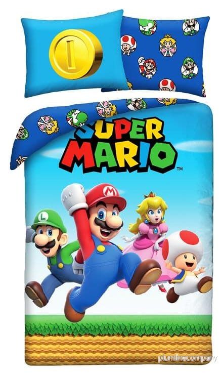 Super Mario Duvet Set Ver. 5 140 x 200 cm / 70 x 90 cm - Bild 2