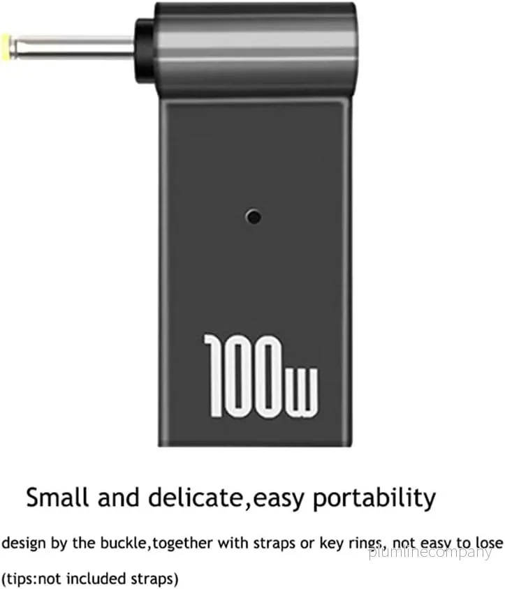 NÖRDIC USB-C till Laptopladdningsadapter, USB-C till DC-kontakt, 100W PD, laddningsadapter för bärbar dator 18–20V 5,5×2,5mm - Bild 3