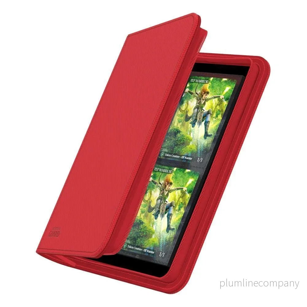 Ultimate Guard Zipfolio 160 8-Pocket Xenoskin - Röd - Bild 3