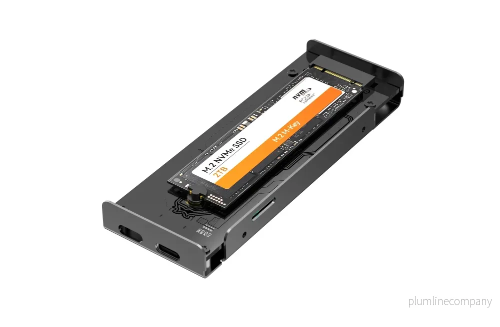 Maiwo K1685U4 USB4.0 40Gbps till NVMe SSD-kabinett - Bild 3