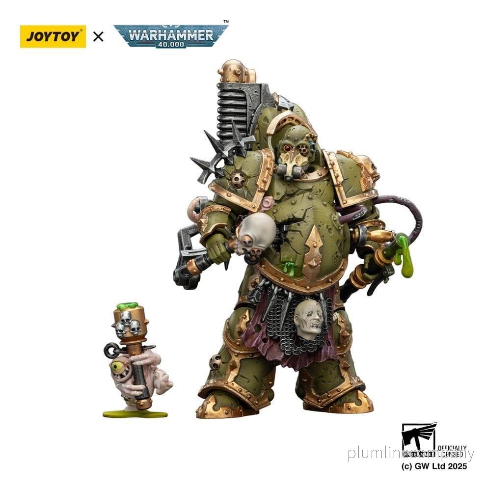 Warhammer 40 000 Actionfigur Death Guard Foul Blight Spawn med Plague Sprayer 12 cm Warhammer 40 000 Actionfigur Death Guard Foul Blight Spawn med Plague Sprayer 12 cm