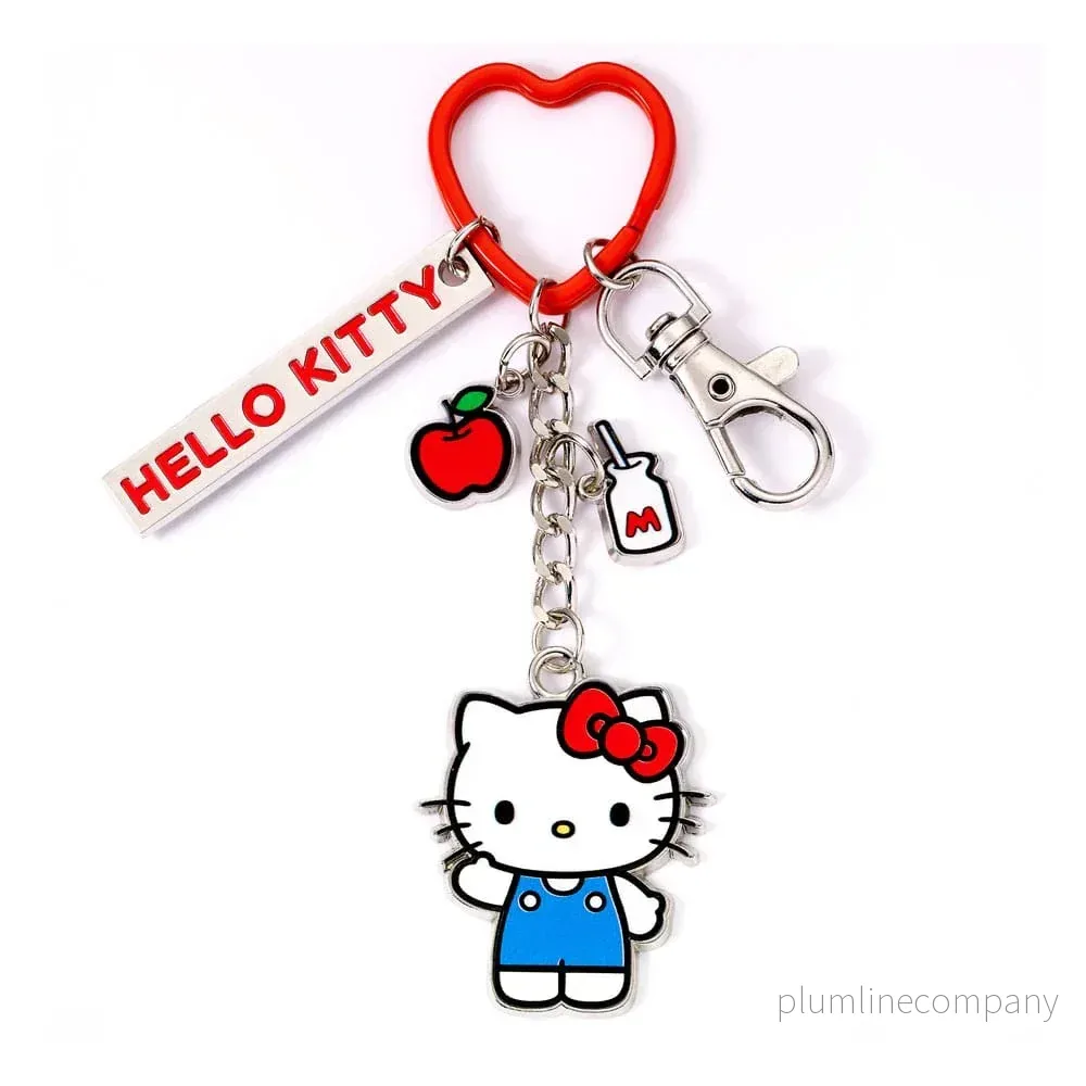 Hello Kitty Nyckelring med Hello Kitty Charm 15 cm