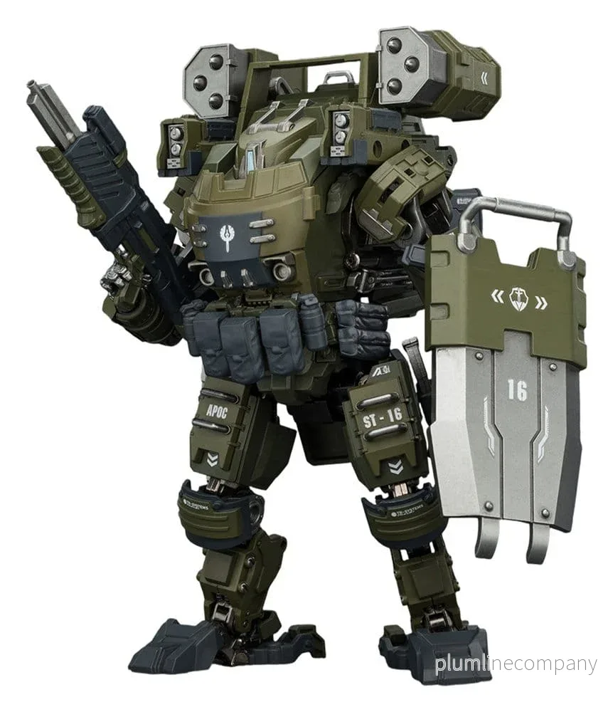 Dark Source Actionfigur 1/25 APOC-serien Storm Surge Tung Eld Assault Mech ST-8616 14 cm Dark Source Actionfigur 1/25 APOC-serien Storm Surge Tung Eld Assault Mech ST-8616 14 cm