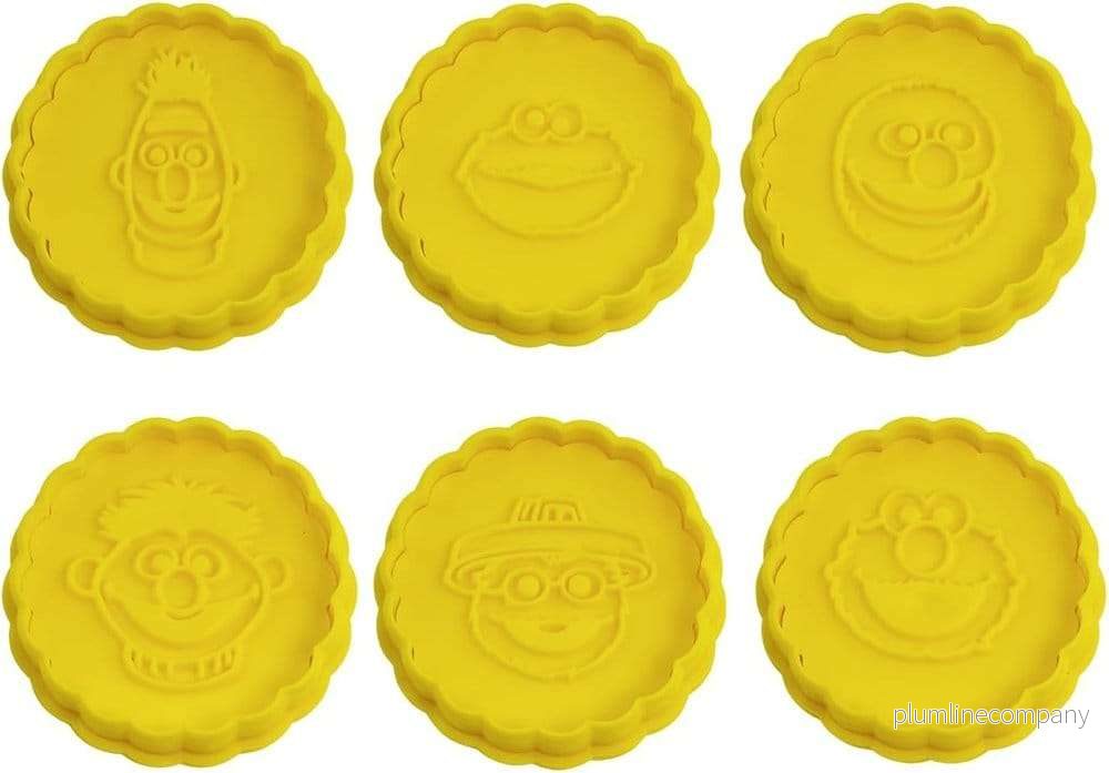 Sesame Street kakformset med 6 delar Sesame Street kakformset med 6 delar