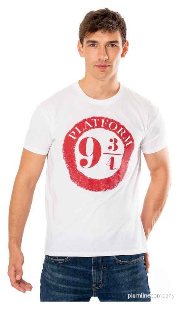 Harry Potter T-shirt Plattform 9 3/4 Upphöjd Tryckstorlek L