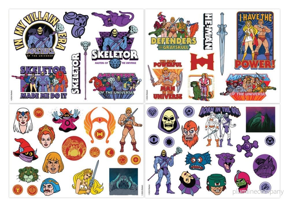 Masters of the Universe Teknik Klistermärkespaket Masters of the Universe Teknik Klistermärkespaket