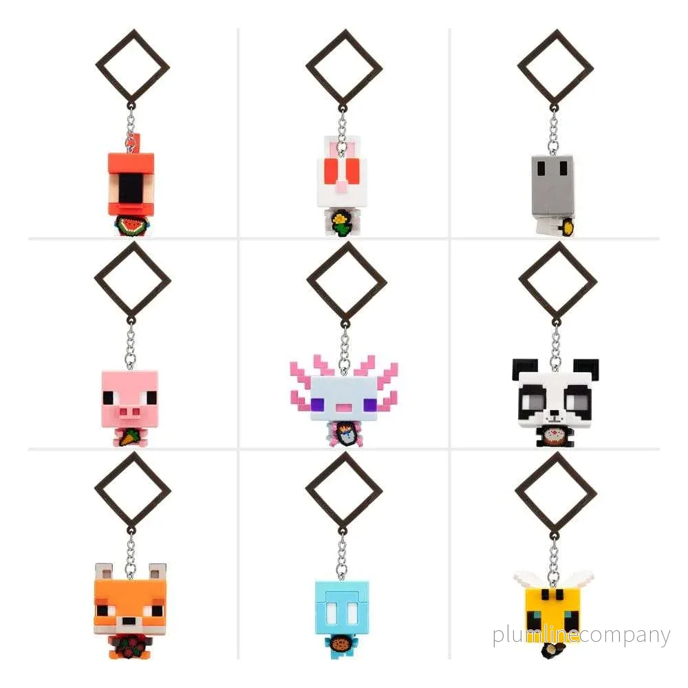 Minecraft Bag Clips Scented Series 4 Minecraft Bag Clips Scented Series 4