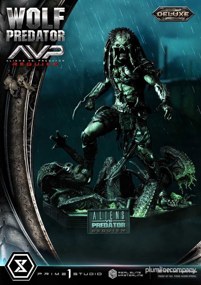 Alien vs. Predator Real Elite Masterline Series staty 1/3 Requiem Wolf Predator Deluxe Bonus Ver. 95 cm Alien vs. Predator Real Elite Masterline Series staty 1/3 Requiem Wolf Predator Deluxe Bonus Ver. 95 cm