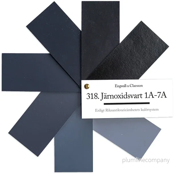 Utvändig Linoljefärg Järnoxidsvart 318 - Bild 2