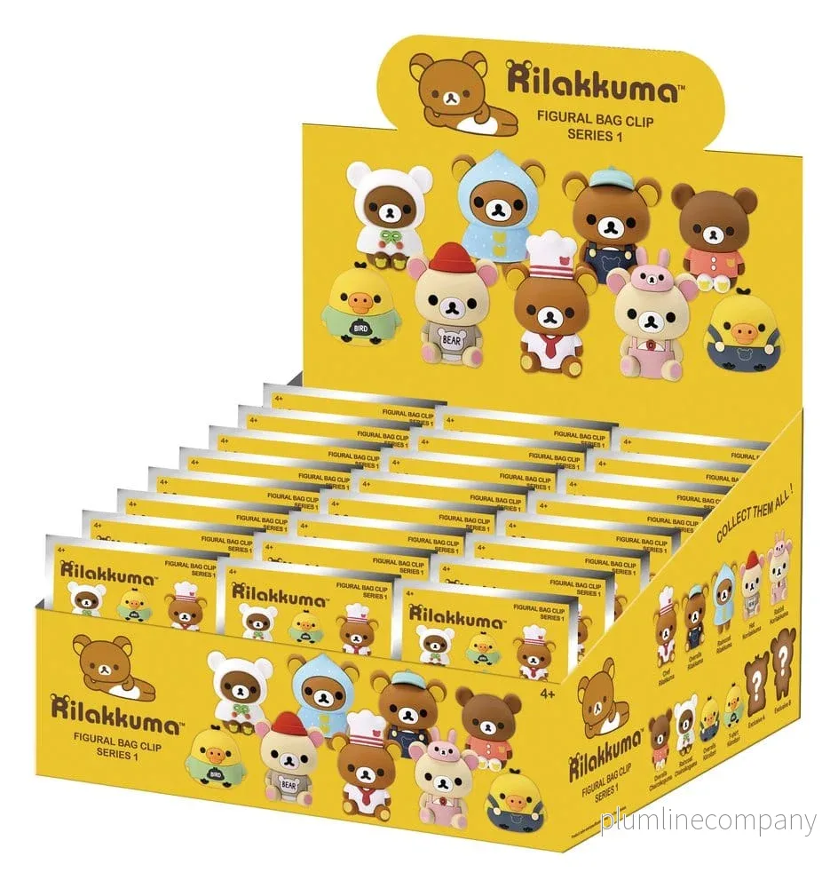 Rilakkuma 3D PVC-påsklämma Serie 1 Blindbags Display (24) Rilakkuma 3D PVC-påsklämma Serie 1 Blindbags Display (24)