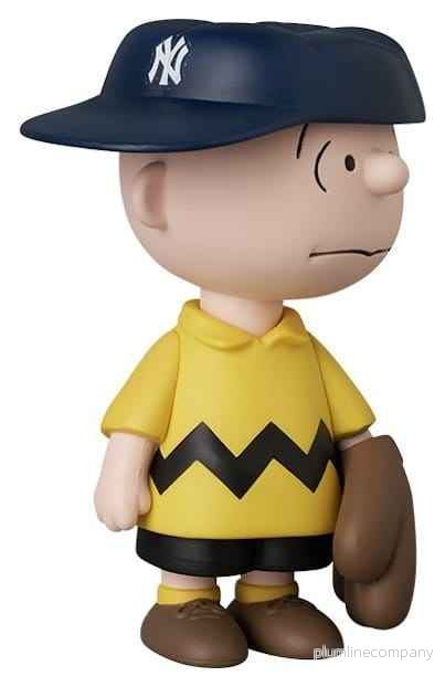 MLB × Peanuts UDF PVC-figur New York Yankees Charlie Brown 9 cm - Bild 2