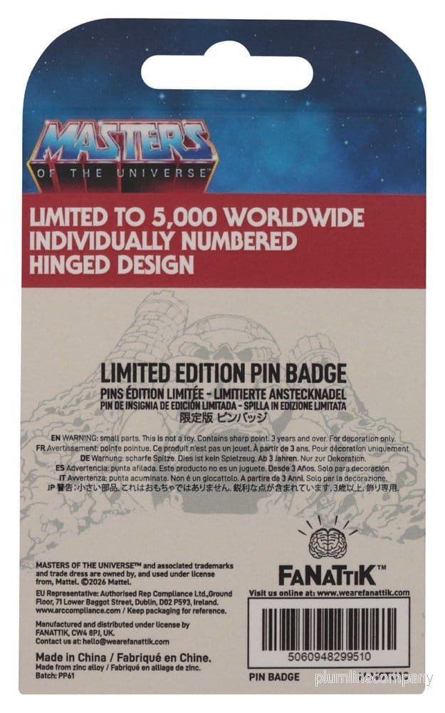 Masters of the Universe Märkesspik Hängt Slottet Grayskull Begränsad Upplaga - Bild 3