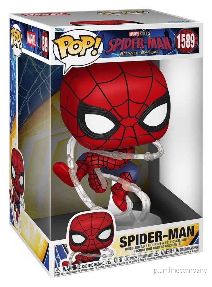 Spider-Man: Helt Ny Dag Superstor Jumbo POP! Figur Spider-Man 25 cm - Bild 2