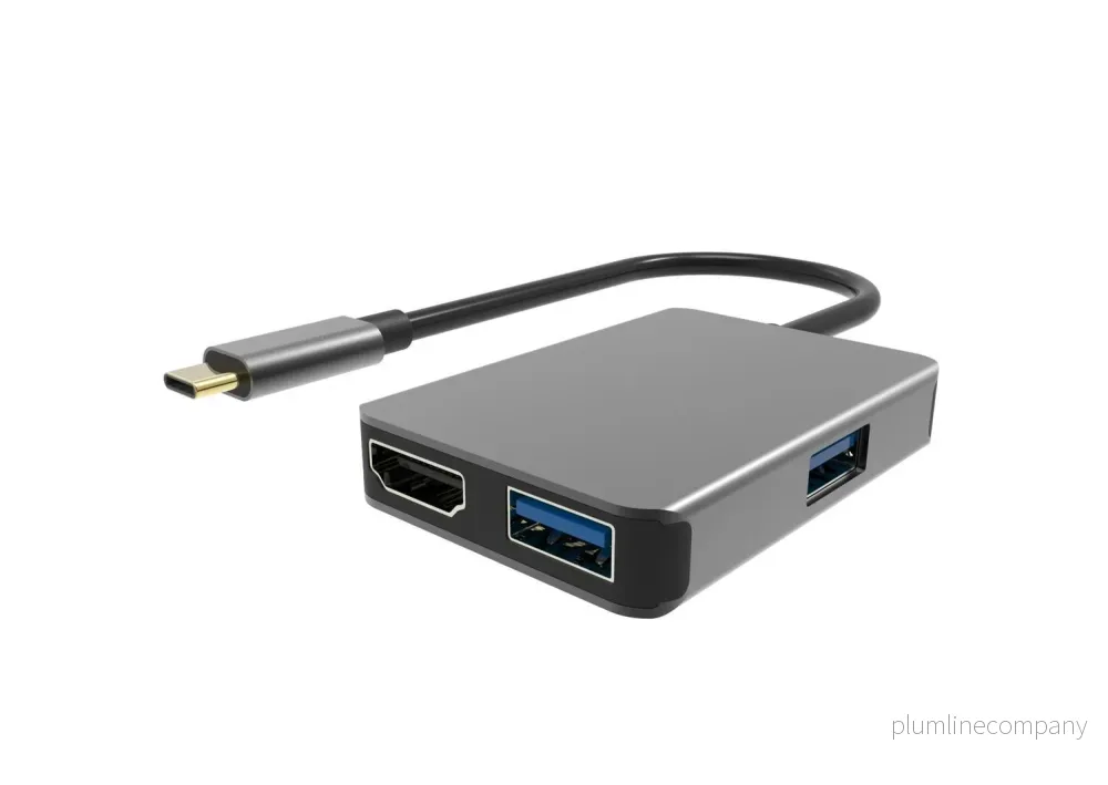 NÖRDIC 1 till 4 USB C Dockningsstation 1xHDMI 4K 30Hz 1xUSB C 60W PD 2xUSB3.1 5Gbps Aluminium Space Grey NÖRDIC 1 till 4 USB C Dockningsstation 1xHDMI 4K 30Hz 1xUSB C 60W PD 2xUSB3.1 5Gbps Aluminium Space Grey
