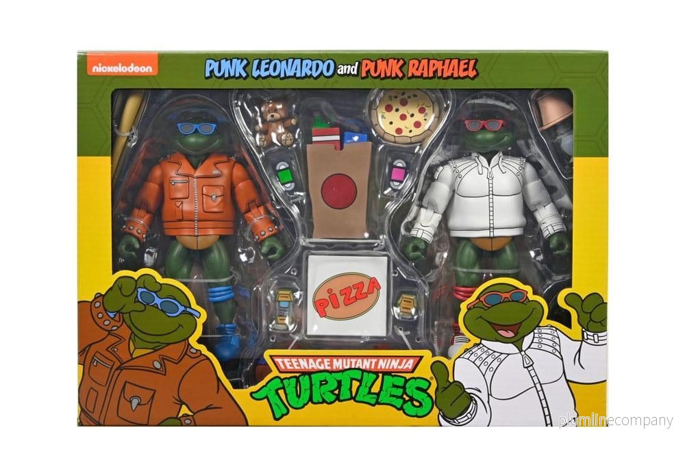 Teenage Mutant Ninja Turtles (Cartoon) Actionfigur Punk Leo och Punk Raph 2-Pack 18 cm - Bild 3