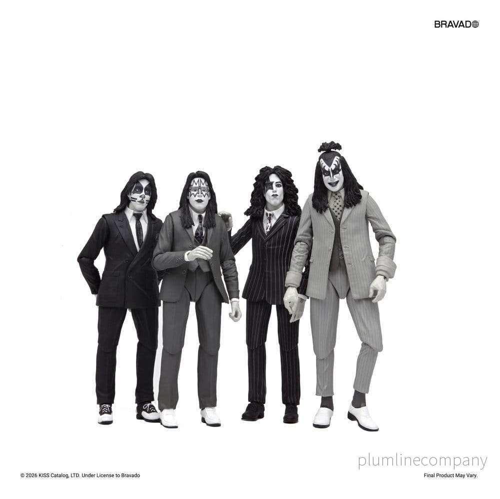 KISS Action Figures 4-Pack Dressed to Kill Album Cover 18 cm - Bild 3