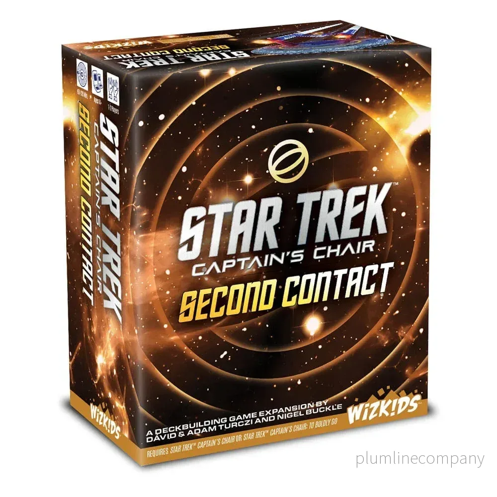 Star Trek: Captain’s Chair Card Game Second Contact *Engelsk Version*