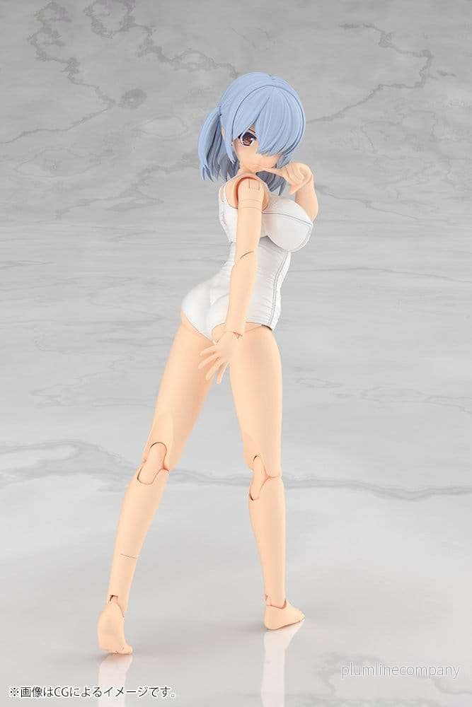 Frame Arms Girl Plastic Model Kit Mizuki School Swimsuits White Ver. 16 cm - Bild 3