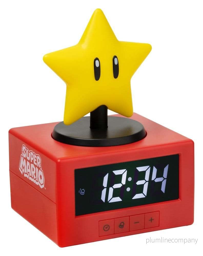 Super Mario Icon Alarm Clock Super Star 15 cm Super Mario Icon Alarm Clock Super Star 15 cm